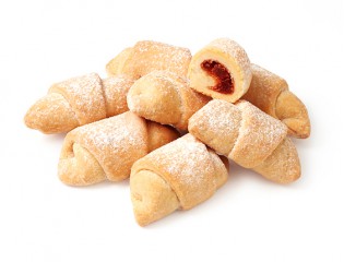 Bagel s meruňkovou náplní
