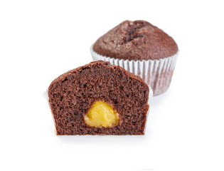 Koláč Čokoládový muffin s vanilkovou náplní