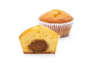 Koláč Vanilkový muffin s karamelizovaným mlékem